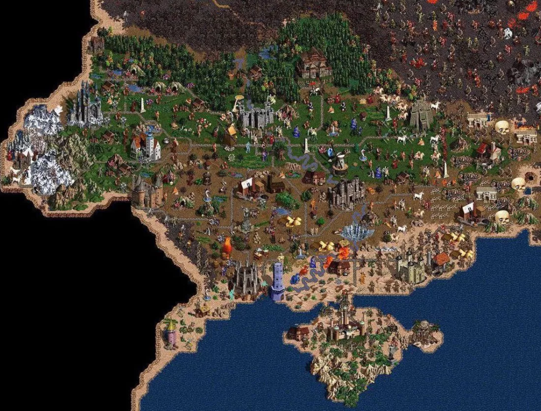 У культовій грі Heroes of Might and Magic III з’явилася мапа України_9500