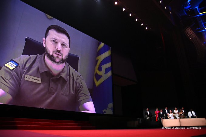 Владимир Зеленский выступил на открытии 75-го Каннского кинофестиваля_10696